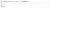 Desktop Screenshot of addons.openframeworks.cc
